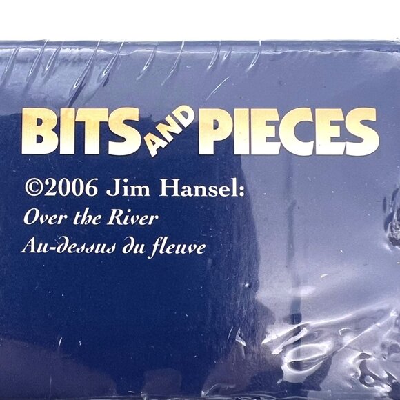 Glow In The Dark 1000 Piece Puzzle "Over The River" Winter Scene by Jim Hansel - Picture 4 of 14